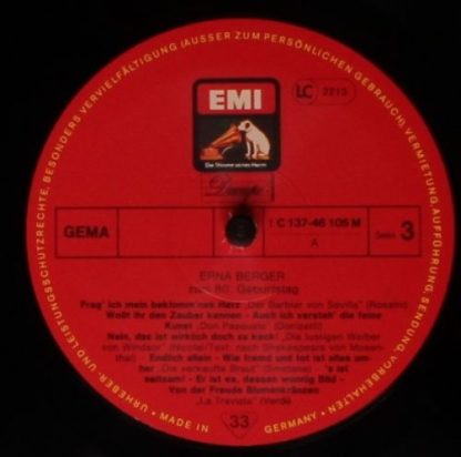 EMI Electrola 1C 137-46 104/05 - Erna Berger Zum 80. Geburtstag - Image 6