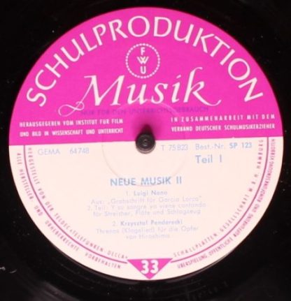 Schulproduktion Musik SP 123 - Neue Musik II - Image 3