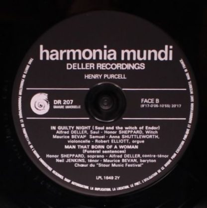 Harmonia Mundi HM 207 - Te Deum Et Jubilate Deo / In Guilty Nigh - Image 4