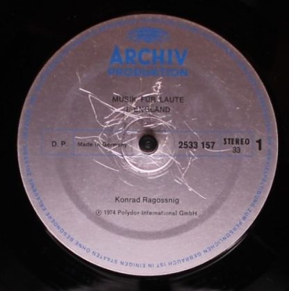 Archiv Produktion 2533 157 - Musik Für Laute: I. England - Image 4