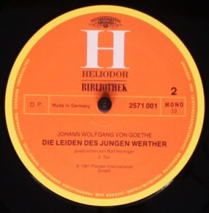 Heliodor Bibliothek 2571 001 - Die Leiden Des Jungen Werther - Image 4