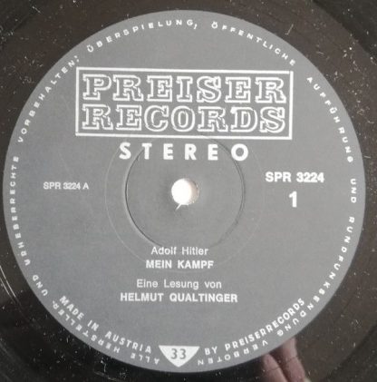 Preiser Records SPR 3224 - Mein Kampf - Eine Lesung Von Helmut Q - Image 4