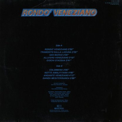 Baby Records (2) 1C 066-64 468 - Rondo' Veneziano - Image 2