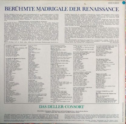 Vanguard 1C 063 - 91 322 C - Madrigal Masterpieces - Image 2