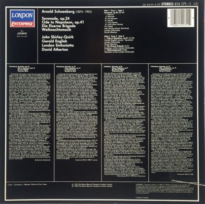 London Enterprise 414 171-1 LE - Serenade, Op. 24 · Ode To Napol - Image 2
