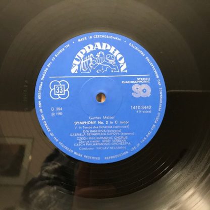 Supraphon 1410 3441-42 - Symphony No˚ 2 - Image 6