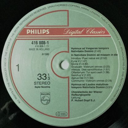 Philips Digital Classics 416 808-1 - Gregorian Chant • Gregorian - Image 3
