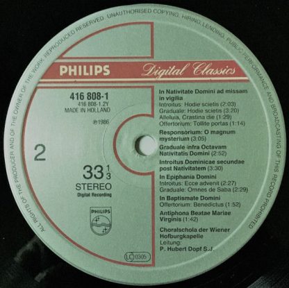 Philips Digital Classics 416 808-1 - Gregorian Chant • Gregorian - Image 4
