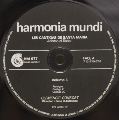 harmonia mundi France HM 977-979 - Les Cantigas De Santa Maria - Image 3