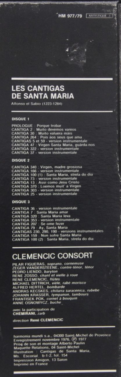 harmonia mundi France HM 977-979 - Les Cantigas De Santa Maria - Image 10