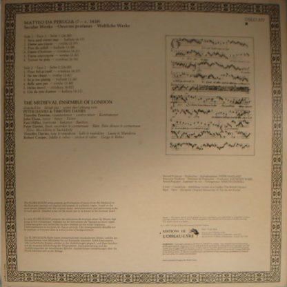 L'Oiseau-Lyre DSLO 577 - Secular Works - Image 2