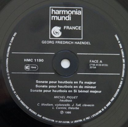harmonia mundi France HMC 1190.91 - Sonates Pour Flûte Sonates P - Image 4