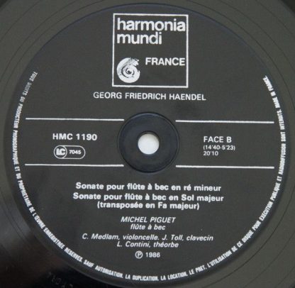 harmonia mundi France HMC 1190.91 - Sonates Pour Flûte Sonates P - Image 5