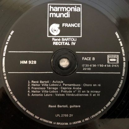 harmonia mundi France HMA 55928 - Guitar Récital - Image 4