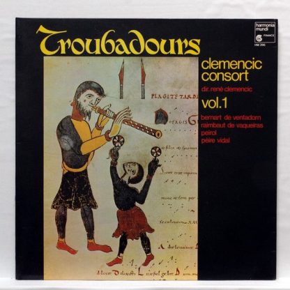 harmonia mundi France HM 396 - Troubadours Vol. 1