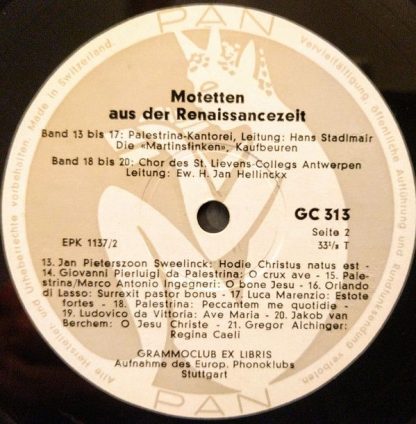 Pan (9) GC 313 - Musik Der Minnesänger, Meistersinger Und Der Re - Image 5