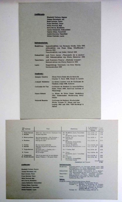 Archiv Produktion 14063 APM - La Messe De Notre Dame / 10 Weltli - Image 8