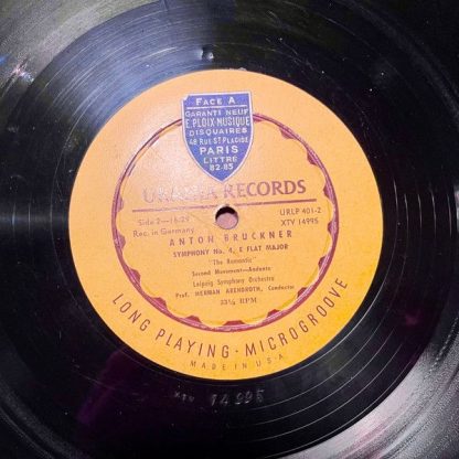 Urania Records (3) URLP 401 - Symphony No. 4 - Image 6