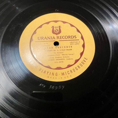 Urania Records (3) URLP 401 - Symphony No. 4 - Image 8