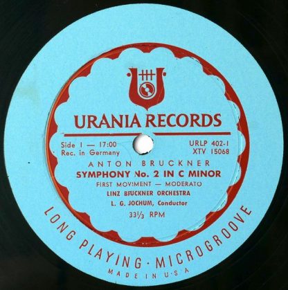 Urania Records (3) URLP 402 - Symphony No. 2 In C Minor - Image 6