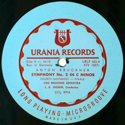 Urania Records (3) URLP 402 - Symphony No. 2 In C Minor - Image 9