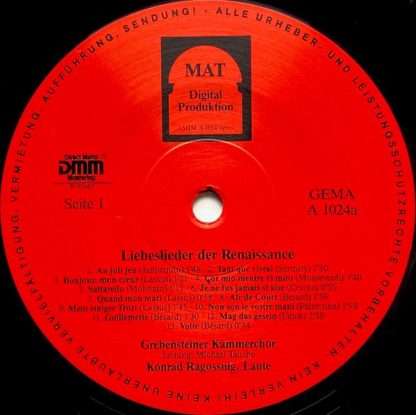 Mat Digital Produktion FSM 68 714 - Liebeslieder Der Renaissance - Image 3