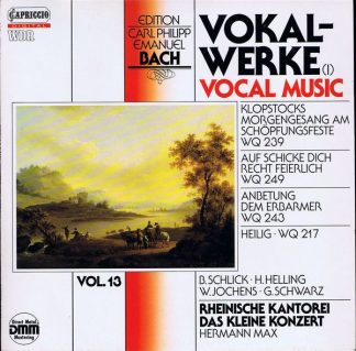 Capriccio C 27 208 - Vokalwerke (I)
