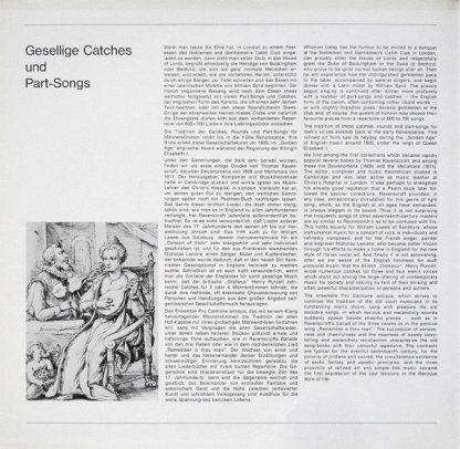 Deutsche Harmonia Mundi 1C 065-99 611 - Altenglische Songs - Image 2