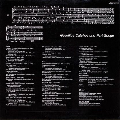 Deutsche Harmonia Mundi 1C 065-99 611 - Altenglische Songs - Image 4