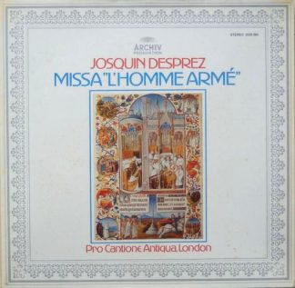 Archiv Produktion 2533 360 - Missa "L'Homme Armé"