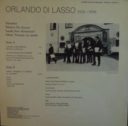 Harmonia Mundi 25 22617-4 - Musica Dei Donum, Lauda Sion Salvato - Image 3