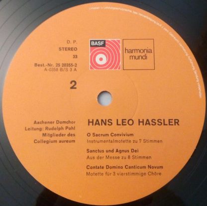 Harmonia Mundi 25 20355-2 - Messe Zu 8 Stimmen • Motetten - Image 6