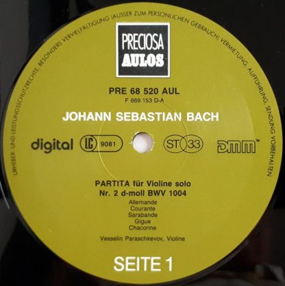 Preciosa AULOS PRE 68 520 AUL - Partita D-Moll, Sonate C-Dur Für - Image 4