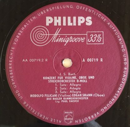 Philips A 00719 R - J.S.Bach - Brandenburgisches Konzert Nr. 6 B - Image 4