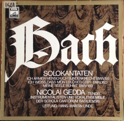 EMI Electrola 1C 063-29 065 - Solokantaten