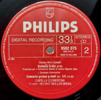 Philips 9502 075 - Italienische Weihnachtskonzerte = Italian Chr - Image 4