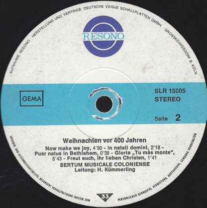 Resono R 15005 - Christnacht Vor 400 Jahren - Image 4