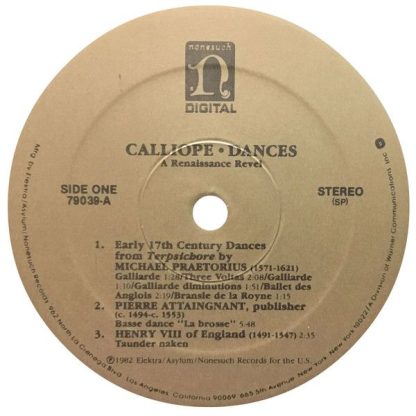 Nonesuch Records 79039 - Dances (A Renaissance Revel) - Image 3