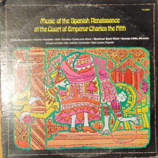 Turnabout TV 34264 - Music Of The Spanish Renaissance At The Cou