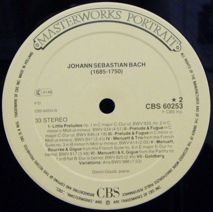 CBS Masterworks CBS 60253 - Italian Concerto, Preludes, Fugues, - Image 4