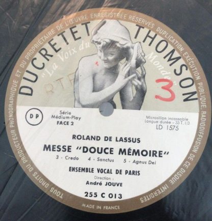 Ducretet Thomson 255 C 013 - Messe Douce Mémoire - Image 4