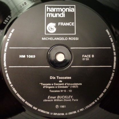 harmonia mundi France HM 1069 - Toccates - Image 4