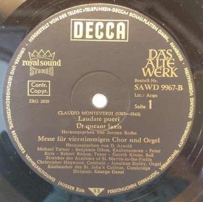 DECCA SAWD 9967-B - Messen (4-St.) - Image 3