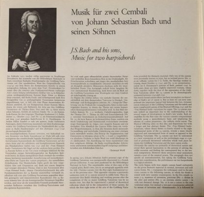 FSM FSM 53 622 toc - Musik Für Zwei Cembali (Von Johann Sebastia - Image 2