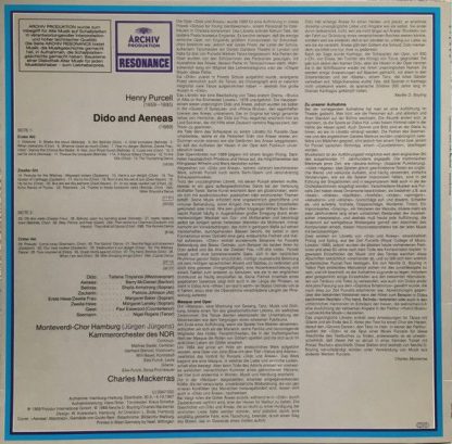 Archiv Produktion 2547 032 - Dido And Aeneas - Image 2