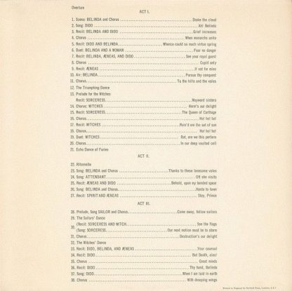 L'Oiseau-Lyre SOL.60047 - Dido and Aeneas - Image 4