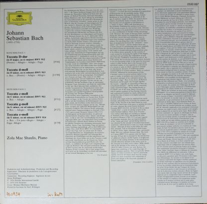 Deutsche Grammophon 2530 697 - Toccaten - Image 2