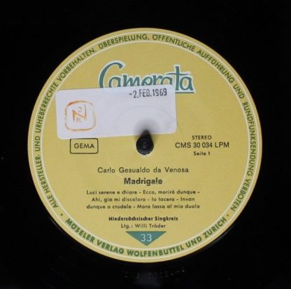 Camerata (2) CMS 30029 LPT - Alfred Koerppen - Invocationen / Me - Image 3