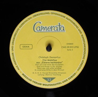 Camerata (2) CMS 30015 LPM - Der 116. Psalm "Das Ist Mir Lieb" / - Image 4