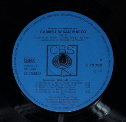 CBS S 72 702 - Gabrieli In San Marco (Vol. III) - Image 4
